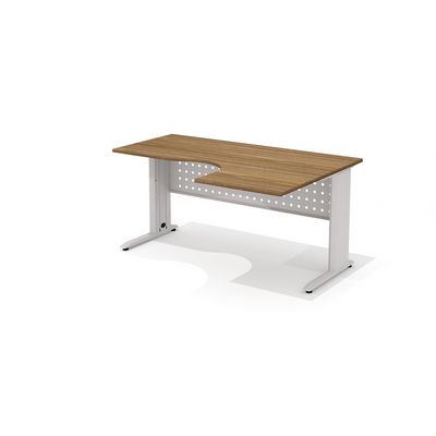 Агат АМК-44 R+ОА-01/1600 (Палдао) Стол эргономичный, правый, на металлокаркасе