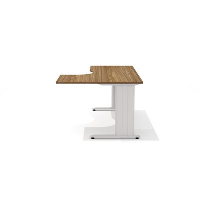 Агат АМК-44 R+ОА-01/1600 (Палдао) Стол эргономичный, правый, на металлокаркасе