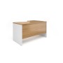 Alba AL-1.4R (Дуб наварра/белый) Стол эргономичный, правый