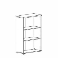 Albero А4 360 БП (Белый премиум) Стеллаж средний