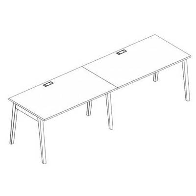 Albero АЛ 9023-2 МП (Мокко премиум) Рабочая станция (2х120)