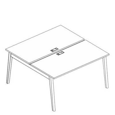 Albero АЛ 9173 СЕ (Серый) Рабочая станция (2х120)