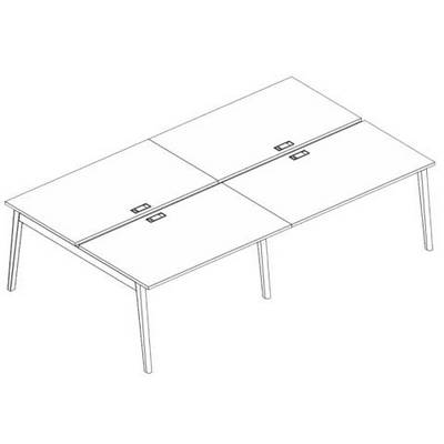 Albero АЛ 9178-2 СЕ (Серый) Рабочая станция (4х160)