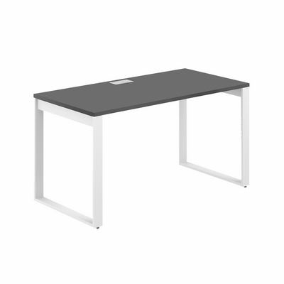 Allegro AG.102.AN.L.72.WH (Антрацит/Белый) Стол на О-образном металлокаркасе