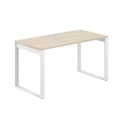 Allegro AG.102.AR.L.72.WH (Акация равелло/Белый) Стол на О-образном металлокаркасе