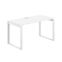 Allegro AG.101.WH.L.72.WH (Белый снег/Белый) Стол на О-образном металлокаркасе