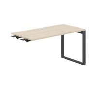 Allegro AG.116.AR.L.72.AN (Акация равелло/Антрацит) Стол комбо на О-образном металлокаркасе