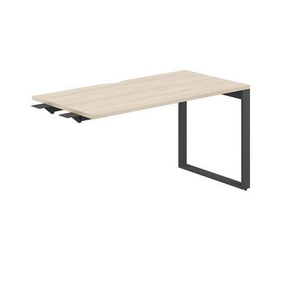 Allegro AG.118.AR.V.72.AN (Акация равелло/Антрацит) Стол комбо на О-образном металлокаркасе