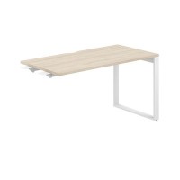 Allegro AG.115.AR.V.72.WH (Акация равелло/Белый) Стол комбо на О-образном металлокаркасе