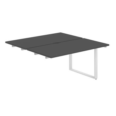 Allegro AG.125.AN.V.72.WH (Антрацит/Белый) Секция рабочей станции на О-образном металлокаркасе