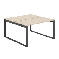 Allegro AG.131.AR.L.72.AN (Акация равелло/Антрацит) Рабочая станция на О-образном металлокаркасе