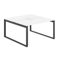 Allegro AG.131.WH.L.72.AN (Белый снег/Антрацит) Рабочая станция на О-образном металлокаркасе