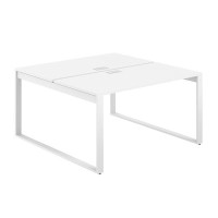 Allegro AG.131.WH.L.72.WH (Белый снег/Белый) Рабочая станция на О-образном металлокаркасе