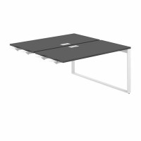 Allegro AG.152.AN.L.72.WH (Антрацит/Белый) Рабочая станция комбо на О-образном металлокаркасе