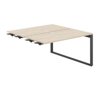 Allegro AG.152.AR.L.72.AN (Акация равелло/Антрацит) Рабочая станция комбо на О-образном металлокаркасе