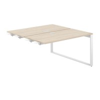 Allegro AG.152.AR.L.72.WH (Акация равелло/Белый) Рабочая станция комбо на О-образном металлокаркасе