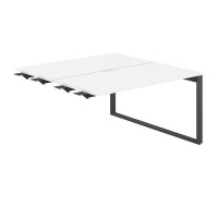 Allegro AG.151.WH.V.72.AN (Белый снег/Антрацит) Рабочая станция комбо на О-образном металлокаркасе