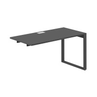 Allegro AG.185.AN.L.72.AN (Антрацит/Антрацит) Секция рабочей станции на О-образном металлокаркасе