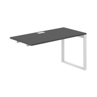 Allegro AG.185.AN.L.72.WH (Антрацит/Белый) Секция рабочей станции на О-образном металлокаркасе