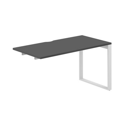 Allegro AG.186.AN.V.72.WH (Антрацит/Белый) Секция рабочей станции на О-образном металлокаркасе