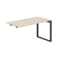 Allegro AG.185.AR.L.72.AN (Акация равелло/Антрацит) Секция рабочей станции на О-образном металлокаркасе