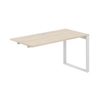 Allegro AG.185.AR.L.72.WH (Акация равелло/Белый) Секция рабочей станции на О-образном металлокаркасе