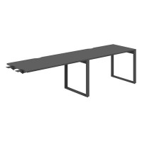 Allegro AG.199.AN.V.72.AN (Антрацит/Антрацит) Рабочая станция комбо на О-образном металлокаркасе