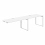 Allegro AG.199.WH.L.72.WH (Белый снег/Белый) Рабочая станция комбо на О-образном металлокаркасе