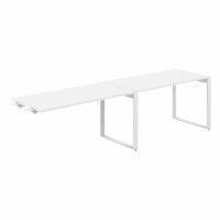 Allegro AG.199.WH.V.72.WH (Белый снег/Белый) Рабочая станция комбо на О-образном металлокаркасе