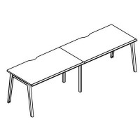 Альта МТ МР Б1Б 023.02-2 ВЛ (Вяз либерти) Рабочая станция каркас МТ 1 скос (2х120)