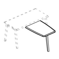 Альта МТ МР Б1Б 073 ВЛ (Вяз либерти) Брифинг-приставка фронтальная на опоре MТ