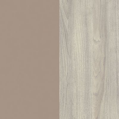 Альта МР ВЛ 001.01 МП (Мокко премиум/Вяз либерти) Стол письменный на каркасе ДСП (2 скоса)