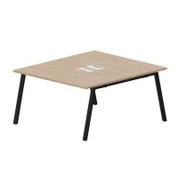 Arena ARN2TL148 OWNR (Светлый дуб/Черный) Составной стол на 2 рабочих места, металлические аутлеты
