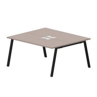 Arena ARN2TL167 TRNR (Тортора/Черный) Составной стол на 2 рабочих места, металлические аутлеты