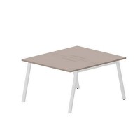 Arena ARN2TM127 TRBL (Тортора/Белый) Составной стол на 2 рабочих места, меламиновые аутлеты