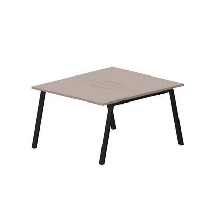 Arena ARN2TM127 TRNR (Тортора/Черный) Составной стол на 2 рабочих места, меламиновые аутлеты