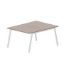 Arena ARN2TM128 TRBL (Тортора/Белый) Составной стол на 2 рабочих места, меламиновые аутлеты