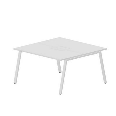 Arena ARN2TM147 BLBL (Белый/Белый) Составной стол на 2 рабочих места, меламиновые аутлеты