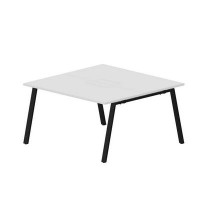 Arena ARN2TM147 BLNR (Белый/Черный) Составной стол на 2 рабочих места, меламиновые аутлеты