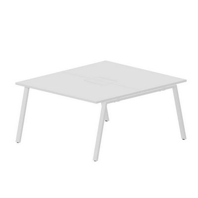Arena ARN2TM148 BLBL (Белый/Белый) Составной стол на 2 рабочих места, меламиновые аутлеты