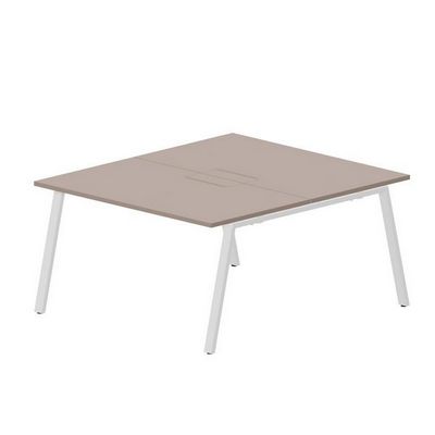 Arena ARN2TM148 TRBL (Тортора/Белый) Составной стол на 2 рабочих места, меламиновые аутлеты