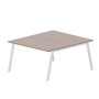 Arena ARN2TM148 TRBL (Тортора/Белый) Составной стол на 2 рабочих места, меламиновые аутлеты