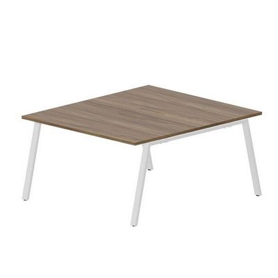 Arena ARN2TM148 WNBL (Орех/Белый) Составной стол на 2 рабочих места, меламиновые аутлеты