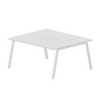 Arena ARN2TM167 BLBL (Белый/Белый) Составной стол на 2 рабочих места, меламиновые аутлеты