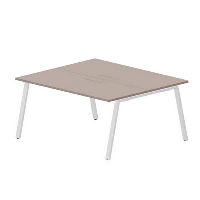 Arena ARN2TM167 TRBL (Тортора/Белый) Составной стол на 2 рабочих места, меламиновые аутлеты