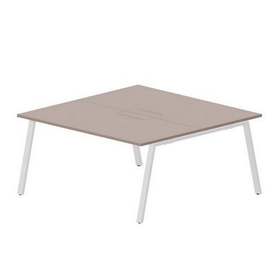 Arena ARN2TM168 TRBL (Тортора/Белый) Составной стол на 2 рабочих места, меламиновые аутлеты