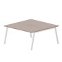 Arena ARN2TM168 TRBL (Тортора/Белый) Составной стол на 2 рабочих места, меламиновые аутлеты