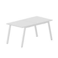 Arena ARN2TS088 BLBL (Белый/Белый) Составной стол на 2 рабочих места