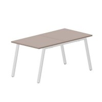 Arena ARN2TS088 TRBL (Тортора/Белый) Составной стол на 2 рабочих места