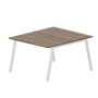 Arena ARN2TS127 WNBL (Орех/Белый) Составной стол на 2 рабочих места